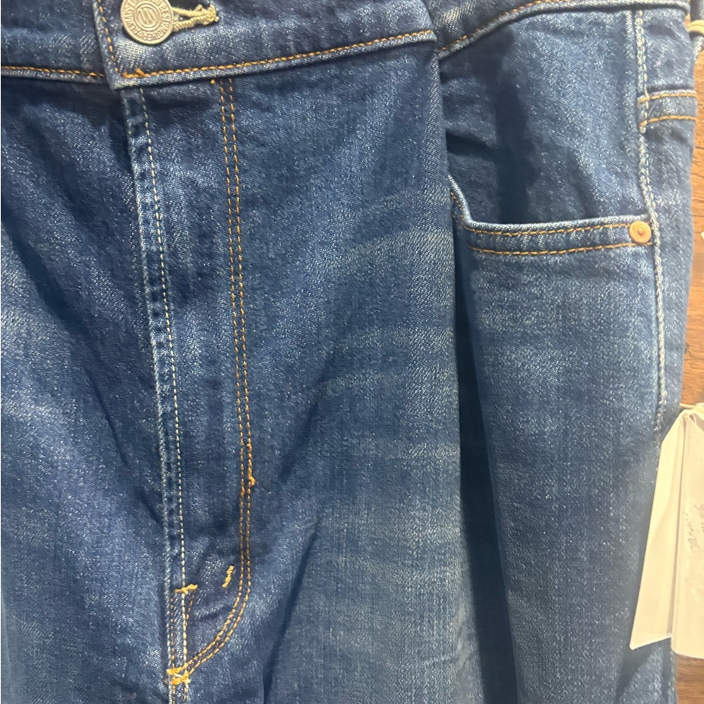 Mother The Pinch Sneak Super High Waist Wide Leg Jeans - Picture 6 of 12